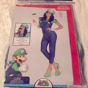 Ladies Luigi Halloween costume